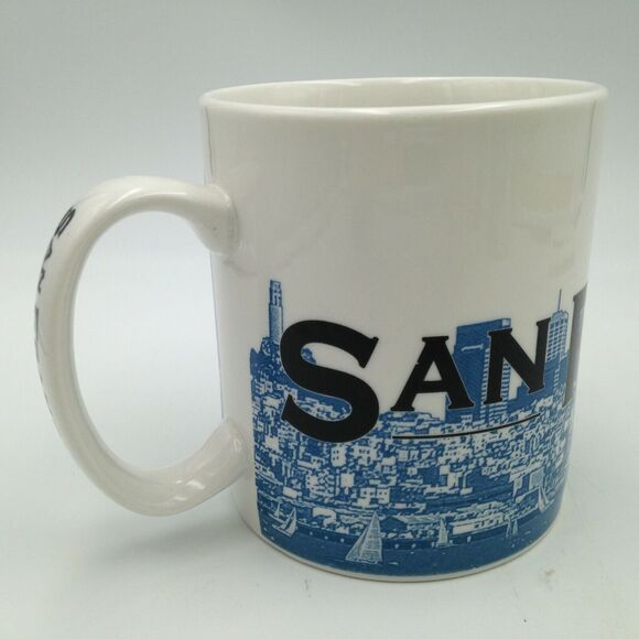 Starbucks San Francisco Skyline Series One Large Mug Cup Barista 2002 - Picture 2 of 8